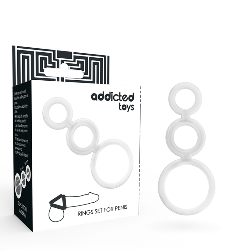 PENISRING SET WEISS