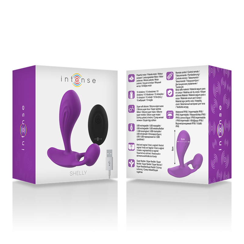 ANAL PLUG SHELLY PURPLE