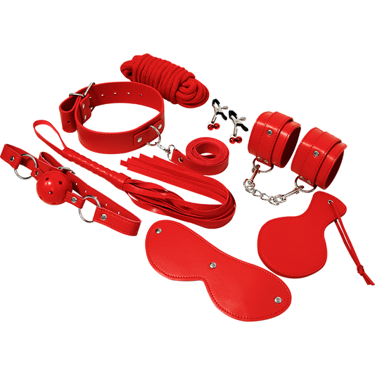 BDSM FETISCH SET ROT