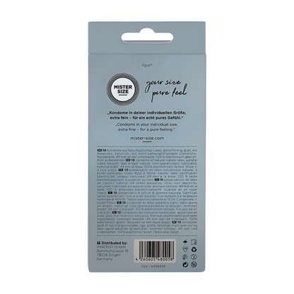 MISTER SIZE 49 KONDOMIT – KOKO S - Puuhabox 